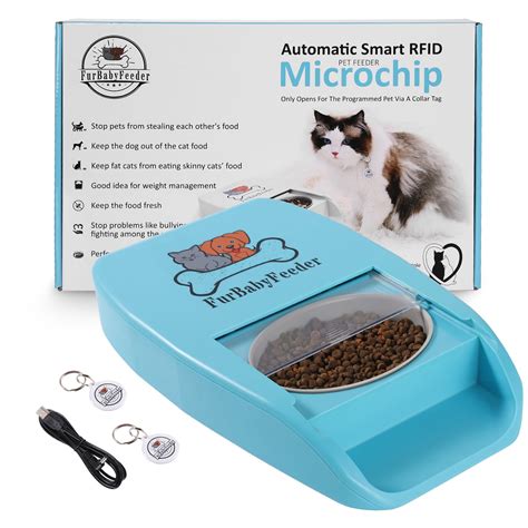 furbabyfeeder automatic microchip pet feeder uses rfid collar tag multi-pet|furbabyfeeder pet feeders.